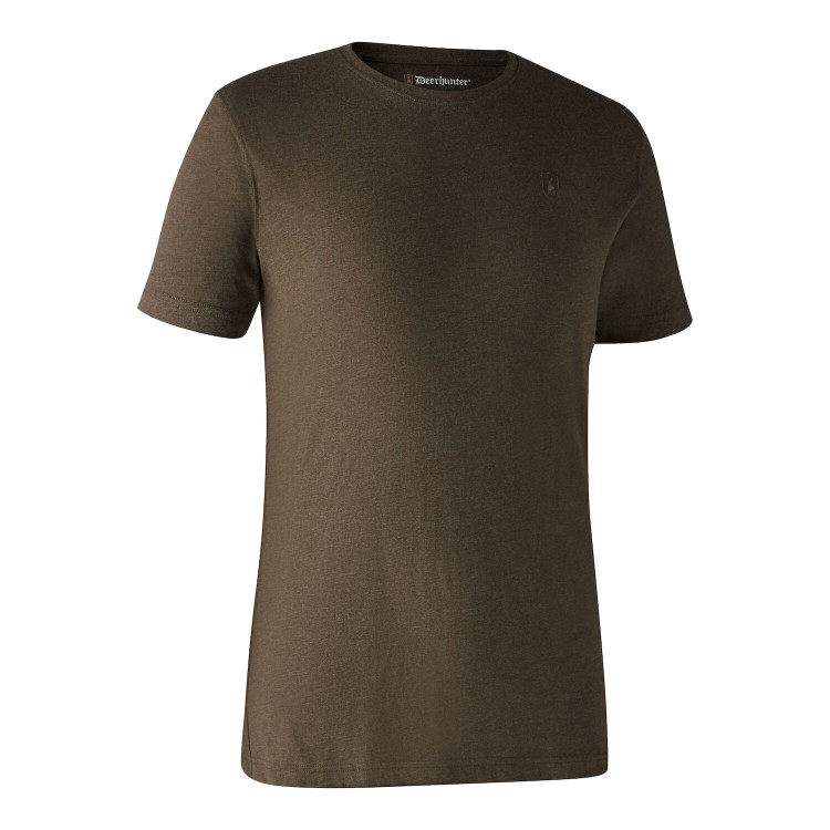 Koszulka-mysliwska-Deerhunter-Basic-2-pack-8394-Brown-Leaf-Melange (1).jpg