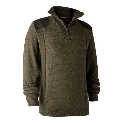 Sweter-Deerhunter-Sheffield-zip-neck-8637-Cypress.jpg