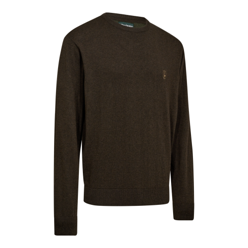 Sweter-Deerhunter-Harrington-O-Neck-8117-Brown-Melange (1).png